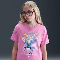 Nike Sportswear Older Kids' (Girls') T-Shirt - Pink - Cotton