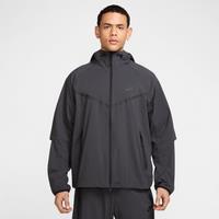Nike Tech Men's Woven Full-Zip Windrunner Jacket - Grey - Nylon/Elastane