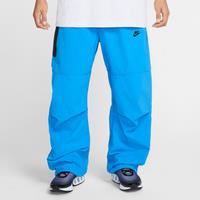Nike Tech Men's Oversized Woven Trousers - Blue - Nylon/Elastane