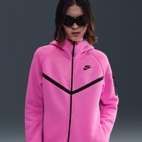 Nike Sportswear Tech Fleece Windrunner Women's Full-Zip Hoodie - Pink - Cotton/Polyester