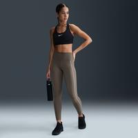 Nike One Fitted Women's High-Waisted Full-Length Leggings - Grey - Body/Waist Lining