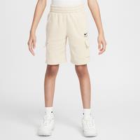 Nike Sportswear Older Kids' (Boys') Fleece Cargo Shorts - Brown - Cotton/Polyester