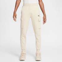 Nike Sportswear Older Kids' Fleece Cargo Trousers - Brown - Cotton/Polyester
