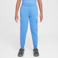 Nike Sportswear Older Kids' Fleece Cargo Trousers - Blue - Cotton/Polyester
