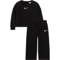 Nike Shine Baby (1224M) Crew and Trousers Set - Black - Cotton