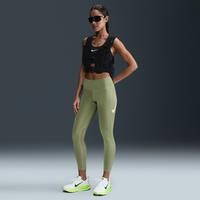 Nike Fast Women's Mid-Rise 7/8 Leggings - Green - Polyester/Elastane