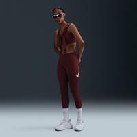Nike Fast Women's Mid-Rise 7/8 Leggings - Red - Polyester/Elastane