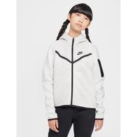 Nike Sportswear Tech Fleece Girls' Full-Zip Hoodie - Grey