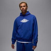 Nike Jordan Rare Air Men's Fleece Pullover Hoodie - Blue - Cotton
