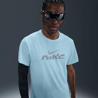 Nike Miler Flash Men's Dri-FIT UV Short-Sleeve Running Top - Blue - Polyester