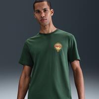 Nike Men's Basketball T-Shirt - Green - Cotton