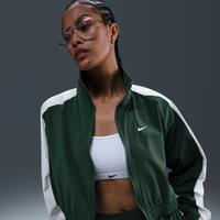 Nike Sportswear Women's Woven Jacket - Green - Nylon/Elastane