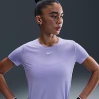 Nike One Classic Women's Dri-FIT Short-Sleeve Top - Purple - Polyester/Elastane