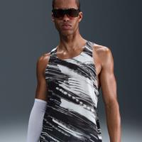 Nike Fast Men's Dri-FIT Running Vest - Grey - Polyester