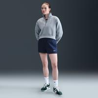 Nike Sportswear Phoenix Fleece Women's Mid-Rise 5cm (approx.) Shorts - Blue - Cotton/Polyester