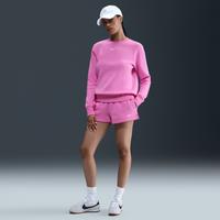 Nike Sportswear Phoenix Fleece Women's Mid-Rise 5cm (approx.) Shorts - Pink - Cotton/Polyester