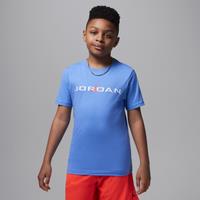 Nike Jordan Older Kids' Air Stretch T-Shirt - Blue - Cotton
