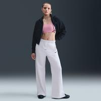 Nike Sportswear Phoenix Fleece Women's High-Waisted Wide-Leg Trousers - Brown - Cotton/Polyester