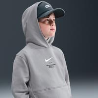 Nike Sportswear Club Fleece Older Kids' (Boys') Pullover Hoodie - Grey - Cotton/Polyester