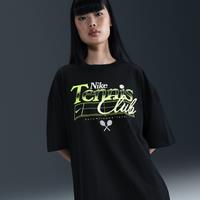 Nike Sportswear Women's Oversized Graphic T-Shirt - Black - Cotton