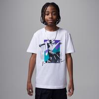 Nike Jordan Older Kids' Air Jordan 5 Grape Escape T-Shirt - White - Cotton