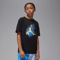 Nike Jordan Older Kids' 'Sky Is Not the Limit' Glow T-Shirt - Black - Cotton/Polyester