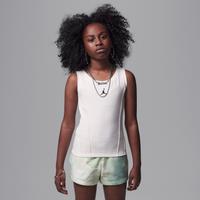 Nike Jordan Training Camp Older Kids' Pintuck Tank Top - White - Cotton