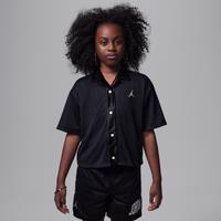 Nike Jordan Dri-FIT Training Camp Older Kids' Jumpman Mesh Top - Black - Polyester