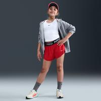 Nike Pro Older Kids' (Girls') Dri-FIT 2-in-1 Shorts - Red - Polyester/Elastane