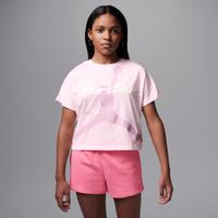 Nike Jordan Older Kids' 'Hidden In Plain Sight' Short-Sleeve Top - Pink - Cotton