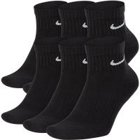 Nike Everyday Cushioned Training Ankle Socks (6 Pairs) - Black