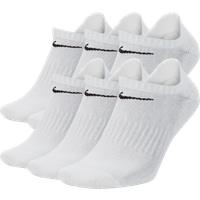 Nike Everyday Cushioned Training No-Show Socks (6 Pairs) - White
