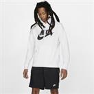 Nike Sportswear Club Fleece Men's Graphic Pullover Hoodie - White