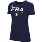 France Jordan Dri-FIT Women's Basketball Training T-Shirt - Blue