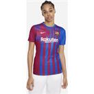 F.C. Barcelona 2021/22 Stadium Home Women's Football Shirt - Blue