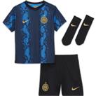 Inter Milan 2021/22 Home Baby & Toddler Football Kit - Blue