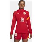 Netherlands Academy Pro Women's Nike Dri-FIT Football Drill Top - Red