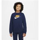 Nike Sportswear Club Fleece Older Kids' (Boys') Crew - Blue
