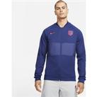 Atltico Madrid Men's Full-Zip Football Tracksuit Jacket - Blue