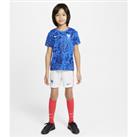 FFF 2022 Home Younger Kids' Nike Football Kit - Blue