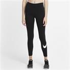 Nike Sportswear Essential Women's Mid-Rise Swoosh Leggings - Black