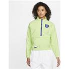 England Women's 1/4-Zip Football Jacket - Green