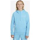 Nike Sportswear F.C. Barcelona Older Kids' 1/2-Zip Hoodie - Blue