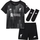Liverpool F.C. 2021/22 Goalkeeper Baby & Toddler Football Kit - Black