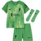 Liverpool F.C. 2021/22 Goalkeeper Baby & Toddler Football Kit - Green