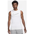 Nike Pro Dri-FIT Men's Tight-Fit Sleeveless Top - White