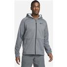 Nike Pro Therma-FIT Men's Full-Zip Hooded Jacket - Grey