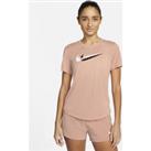 Nike Dri-FIT Swoosh Run Women's Short-Sleeve Running Top - Red