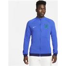 England Academy Pro Men's Knit Football Jacket - Blue