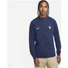 FFF Academy Pro Men's Knit Football Jacket - Blue